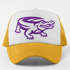 NEW San Francisco State Gators Mascot Foam Trucker Mesh Snapback Hat 2-TONE GOLD